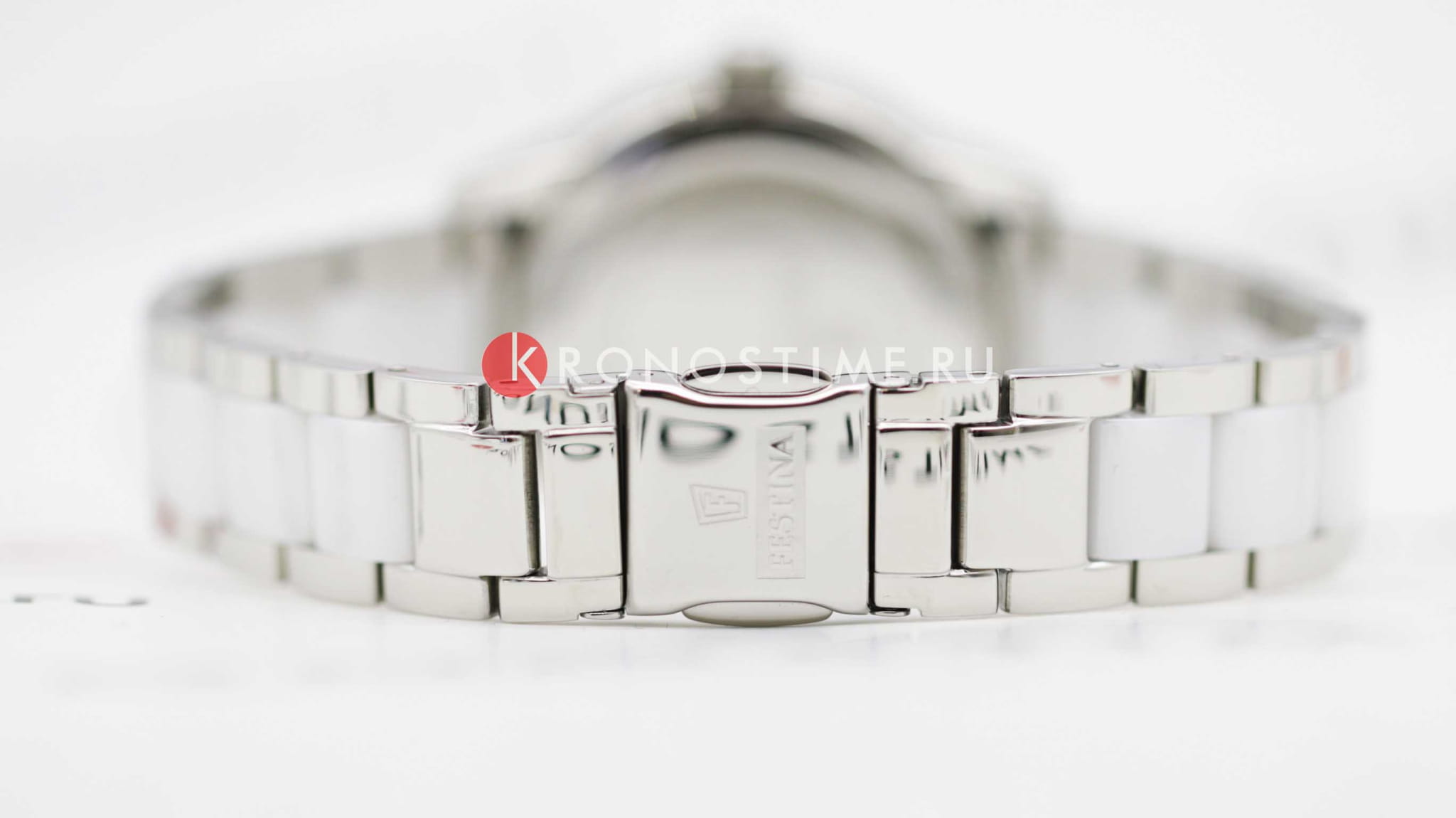 Festina Festina Ceramic F20497/1 кварцевые женские часы часы крупный план белый циферблата